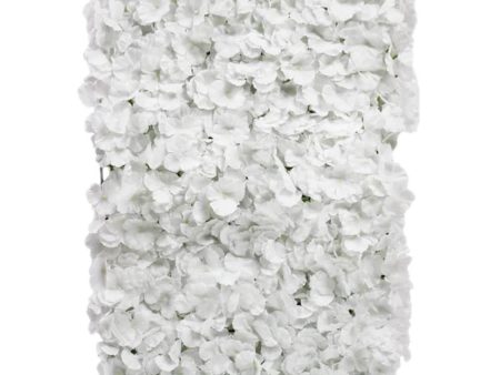 23 inch HYDRANGEA FLOWER PANEL - WHITE Online