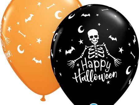 11 inch HAPPY HALLOWEEN SKELETON Sale