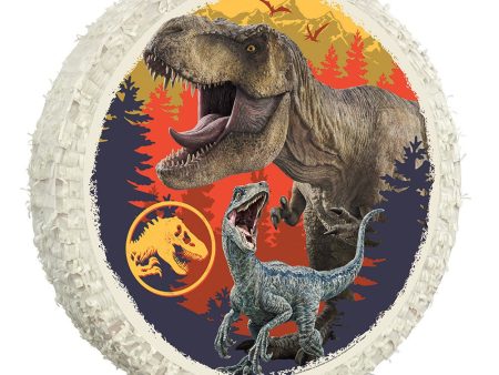 20 inch JURASSIC WORLD 3 SHAPED PULL PINATA Cheap