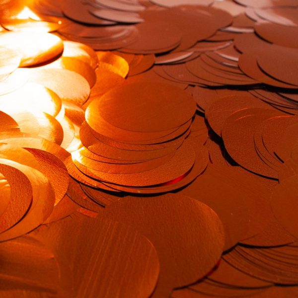 METALLIC CONFETTI - ORANGE Discount