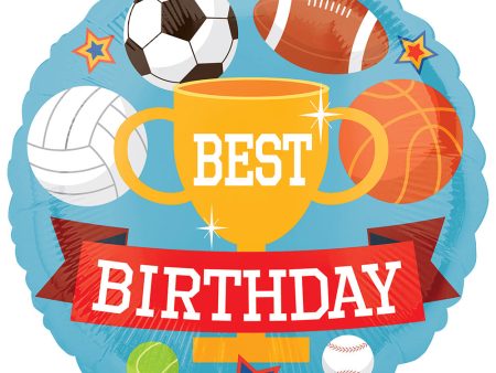 18 inch SPORTS BEST BIRTHDAY on Sale