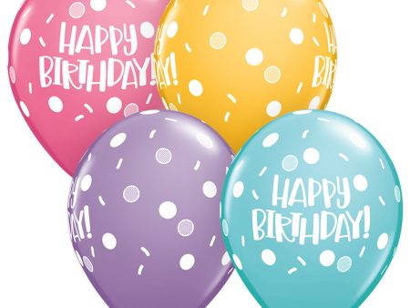 11 inch BIRTHDAY DOTS & SPRINKLES Online Hot Sale