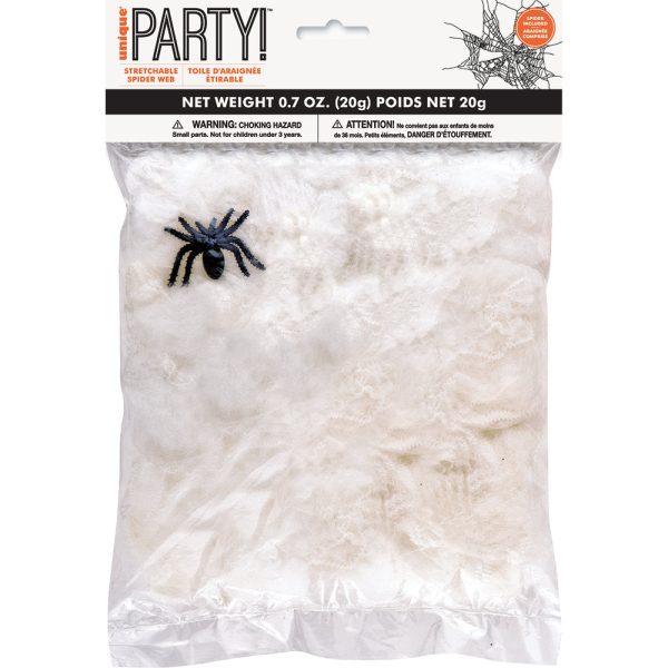 STRETCHABLE SPIDER WEB WITH SPIDER Hot on Sale