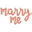 MARRY ME - BETALLIC SCRIPT LETTERS KIT (AIR-FILL ONLY) Fashion