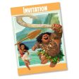 MOANA INVITATIONS (8 PK) on Sale