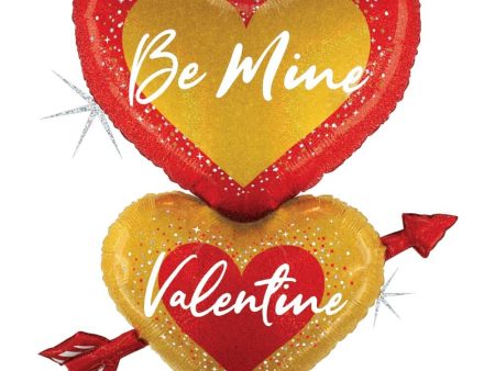 33 inch BE MINE VALENTINE HEART ARROW Sale