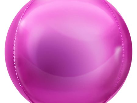 3D SPHERE - METALLIC MAGENTA Sale