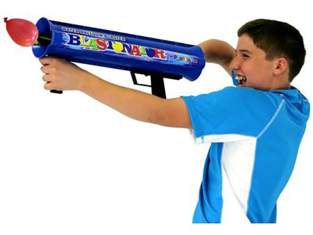 BLASTONATOR BALLOON LAUNCHER - BLUE Hot on Sale