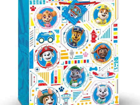 PAW PATROL GIFT BAG - LARGE 13 inch X 10.5 inch Online