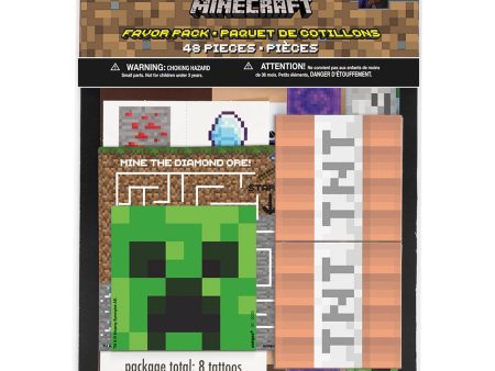 MINECRAFT FAVOR PACK (48 PK) Discount