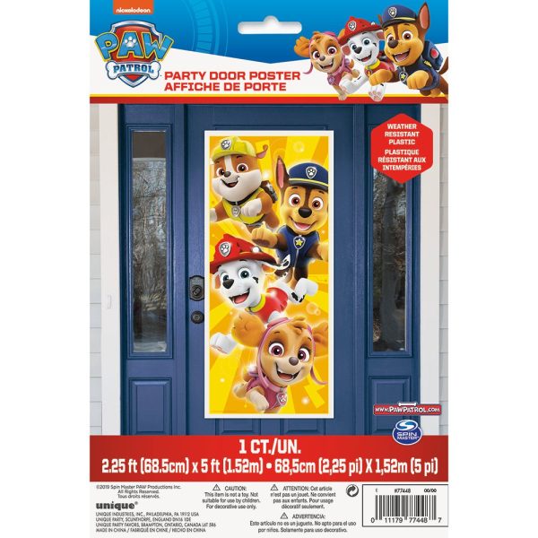 PAW PATROL DOOR POSTER 27 inch X 60 inch Sale