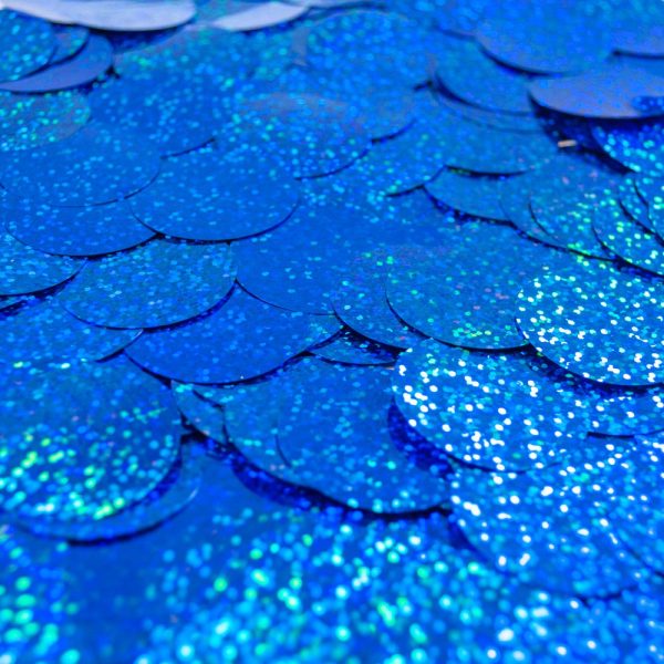 HOLOGRAPHIC CONFETTI - SAPPHIRE BLUE on Sale