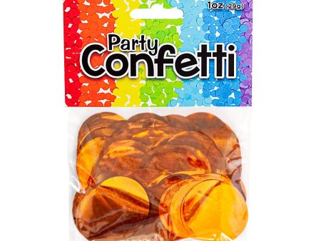 METALLIC CONFETTI - ORANGE Discount