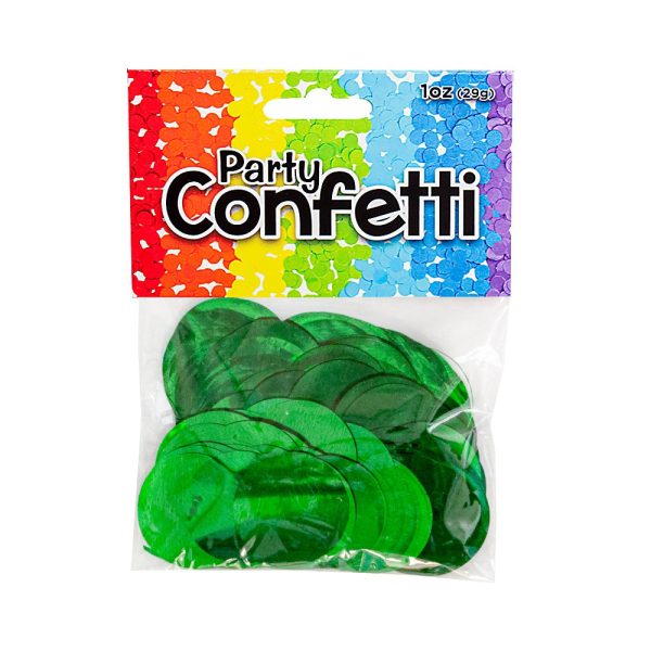 METALLIC CONFETTI - EMERALD GREEN For Discount