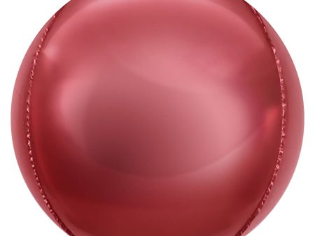 3D SPHERE - METALLIC CABERNET RED Cheap