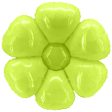 26 inch FLOWER SHAPE - LIME GREEN Hot on Sale