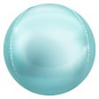 3D SPHERE - METALLIC PASTEL BLUE For Discount