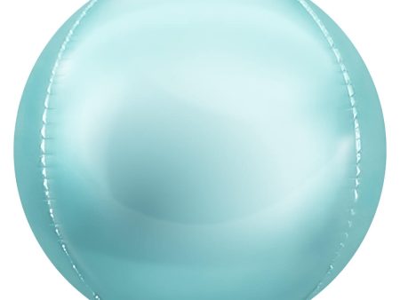 3D SPHERE - METALLIC PASTEL BLUE For Discount