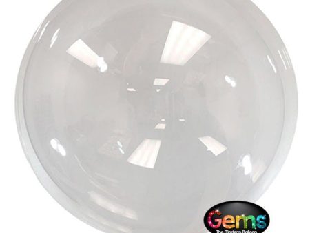 10 inch GEMS BALLOON - CLEAR (AIR-FILL ONLY) (5 PK) Sale