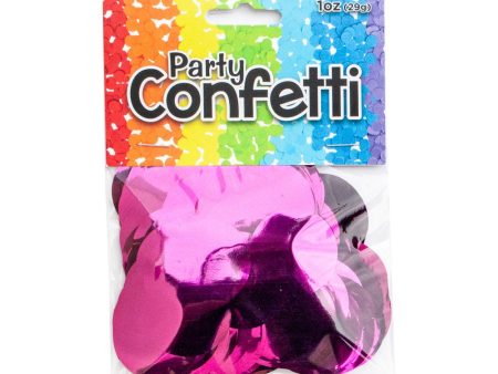 METALLIC CONFETTI - MAGENTA Discount