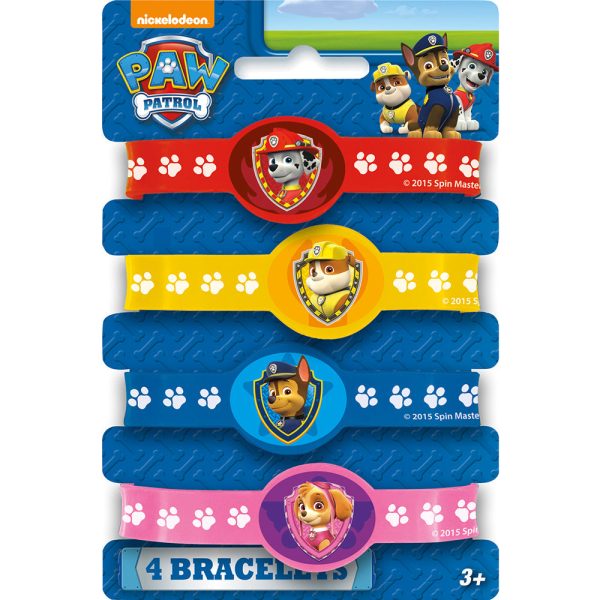 PAW PATROL STRETCH BRACELETS (4 PK) Supply