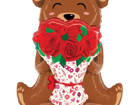 25 inch ROSE BOUQUET BEAR Sale