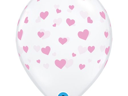 11 inch RANDOM HEARTS-A-ROUND PINK Supply