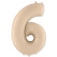 42 inch NUMBER 6 - PARTY BRANDS - SATIN CREAM For Discount