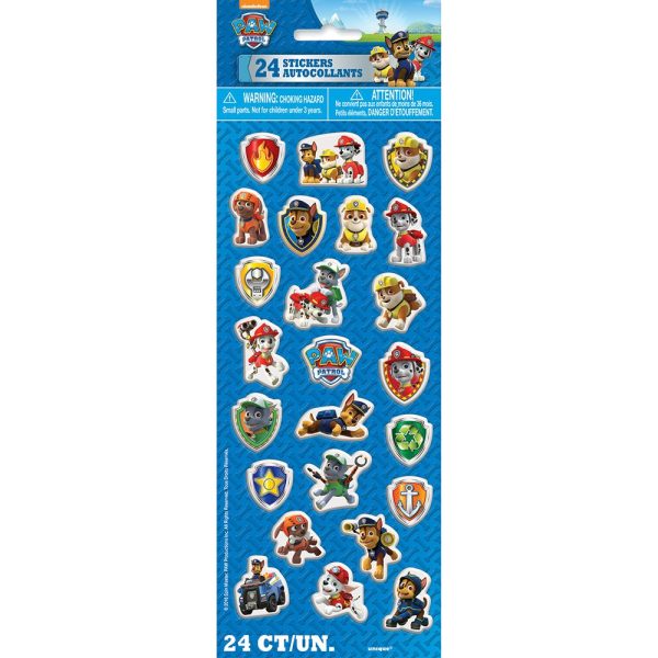 PAW PATROL PUFFY STICKERS (24 PK) Sale