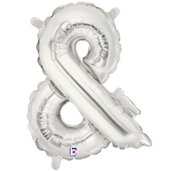 14 inch AMPERSAND - SILVER (AIRFILL ONLY) Online now