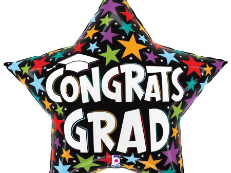 28 inch BRILLIANT CONGRATS GRAD STAR For Discount