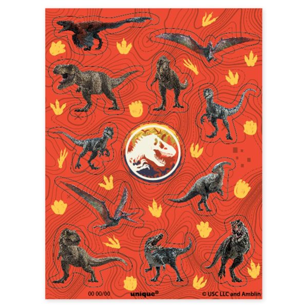 JURASSIC WORLD 3 FAVOR PACK (48 PK) Fashion