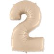 42 inch NUMBER 2 - PARTY BRANDS - SATIN CREAM Supply