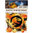 JURASSIC WORLD 3 HAPPY BIRTHDAY JOINTED BANNER For Cheap