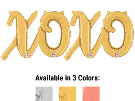 XOXO - BETALLIC SCRIPT LETTERS KIT (AIR-FILL ONLY) For Cheap