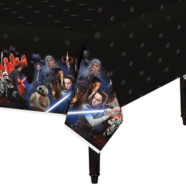 STAR WARS VIII PLASTIC TABLECOVER 54 inch x 84 inch Online