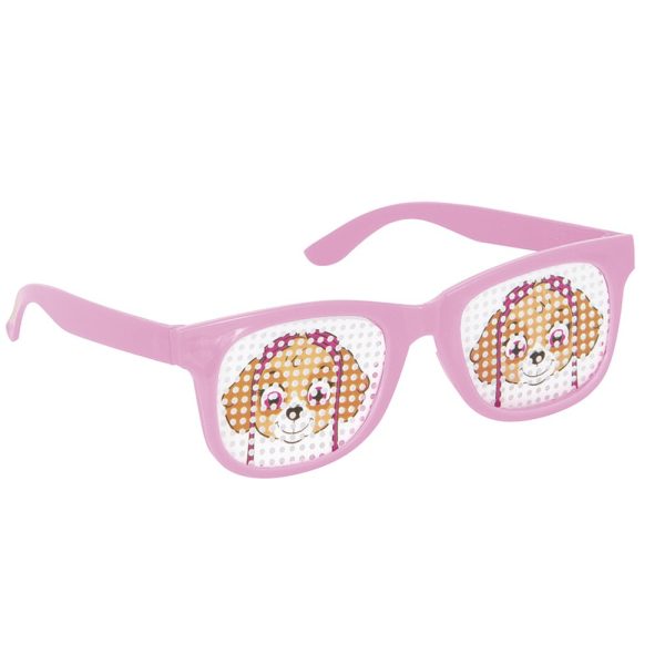 PAW PATROL GIRL PINHOLE NOVELTY GLASSES (4 PK) Supply