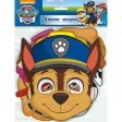 PAW PATROL PARTY MASKS (8 PK) Online