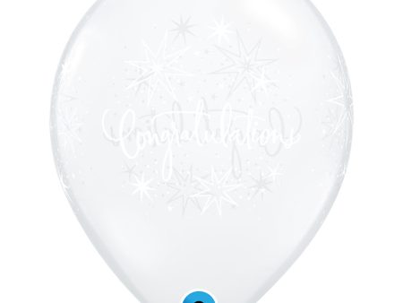 11 inch CONGRATULATIONS ELEGANT - DIAMOND CLEAR Online Hot Sale