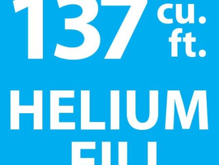 HELIUM FILL - 137 CU. FT. CYLINDER Hot on Sale