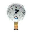 2 inch CHROME PLATED PRESSURE GAUGE - DIAL OXYGEN SERVICE Hot on Sale