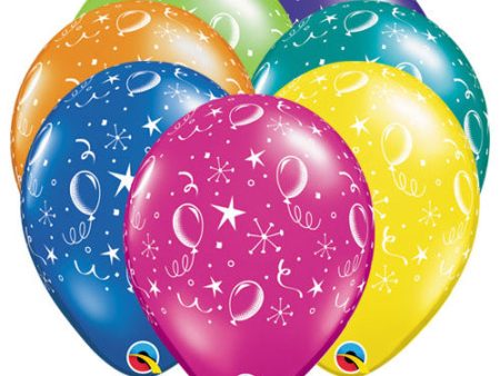 11 inch PARTY BALLOONS-A-ROUND Hot on Sale