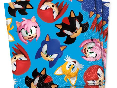 SONIC THE HEDGEHOG LUNCHEON NAPKINS (16 PK) Discount