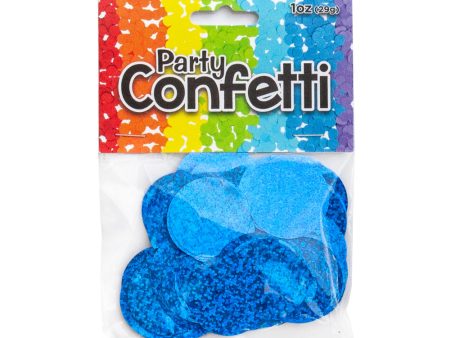 HOLOGRAPHIC CONFETTI - SAPPHIRE BLUE on Sale