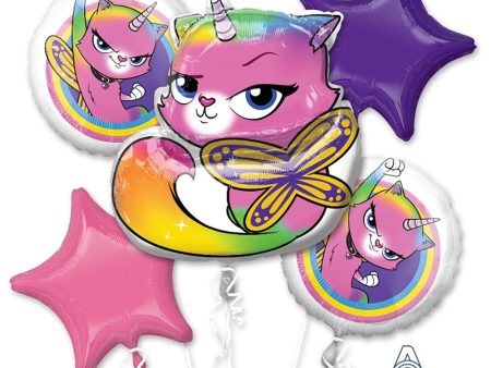 RAINBOW BUTTERFLY UNICORN KITTY BOUQUET Discount