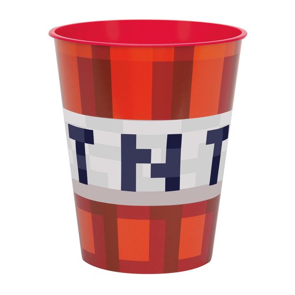 10 oz. MINECRAFT PLASTIC STADIUM CUPS (4PK) Supply