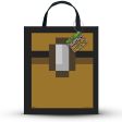 MINECRAFT TOTE BAG 11 inch X 13 inch Supply