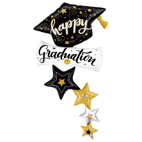 66 inch SPECIAL DELIVERY GRADUATION STARS Discount