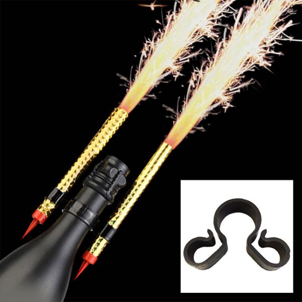 SPARKLER CLIP FOR CHAMPAGNE BOTTLE - DOUBLE Online Hot Sale