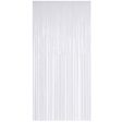 3ft X 6.5ft FOIL FRINGE CURTAIN - WHITE Online now